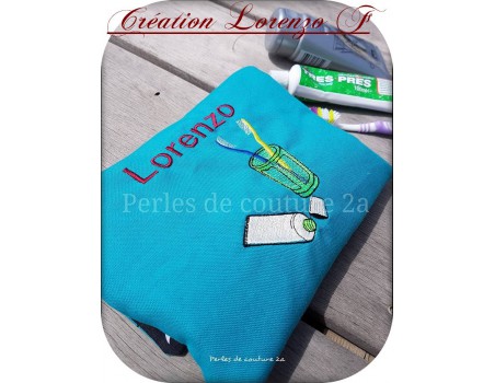 brosse a dents  10x10 cm