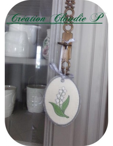 Kit Broderie Riolis - Muguet (lis) - Point De Croix - Comptage - Aida 15-16ct - Russe