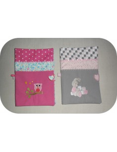 Motif de broderie machine Carnet de santé coeur ITH