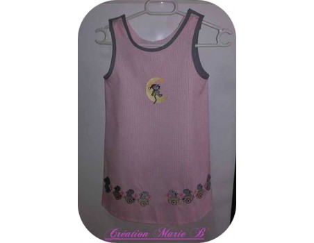 Motif de broderie machine ribambelle de souris