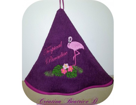 Motif de broderie machine tropical paradise