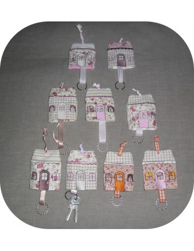 Motif De Broderie Maison Porte Cl ITH