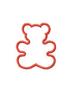 Mini ourson appliqué