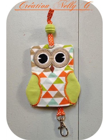 Motif De Broderie Chouette Porte Cl ITH