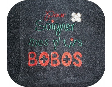 Motif de broderie machine bobos