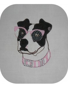 Motif de broderie machine Staff