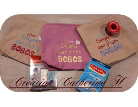 Motif de broderie machine bobos