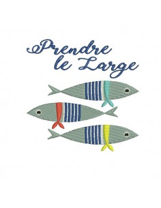 Instant download machine embroidery  pilchard