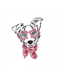 Instant download machine embroidery  Boxer dog