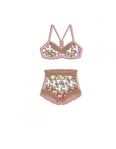 Instant download machine embroidery design Lingerie underwear