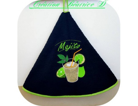 Motif de broderie mojito