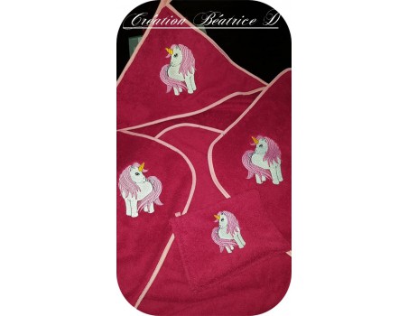 Instant download machine embroidery unicorn