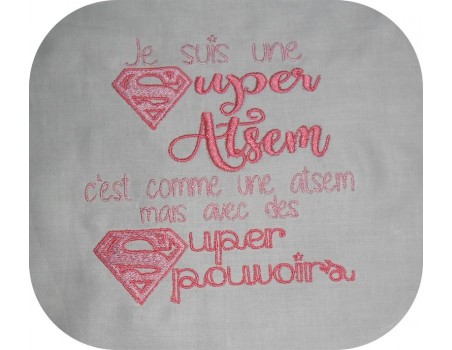 Motif de broderie super atsem