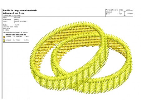 Téléchargement du motif de broderie des anneaux olympiques -  EmbroideryDownload