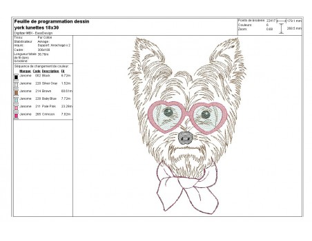 Instant download machine embroidery  Chihuahua dog