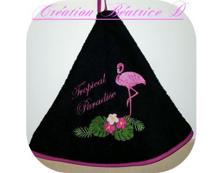 Motif de broderie machine tropical paradise