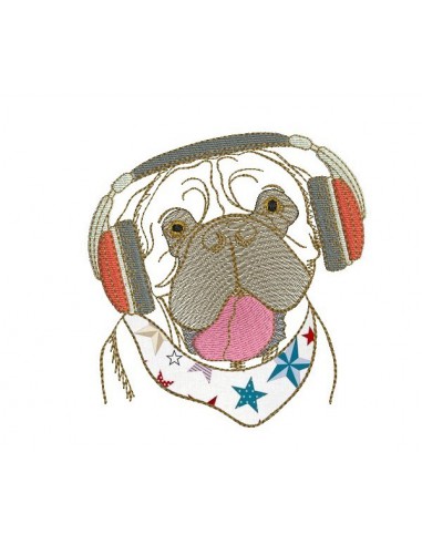 Instant download machine embroidery English bulldog