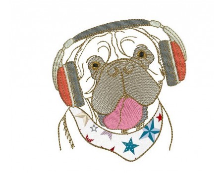 Instant download machine embroidery English bulldog