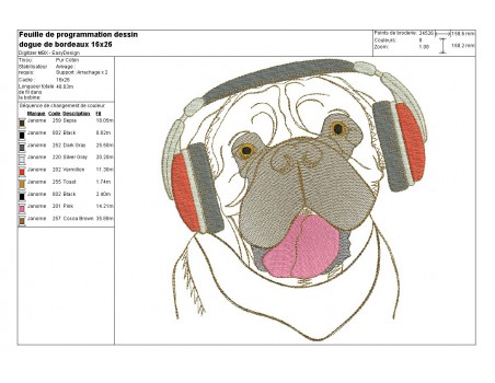 Instant download machine embroidery English bulldog