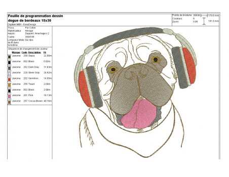 Instant download machine embroidery English bulldog
