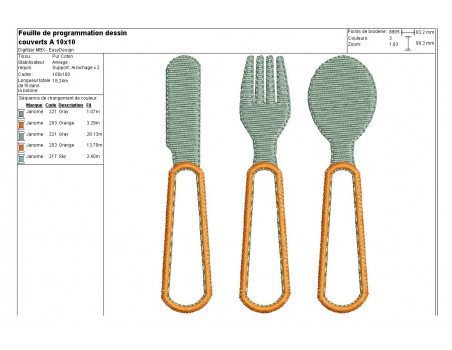 Instant download machine embroidery Ravioli pasta