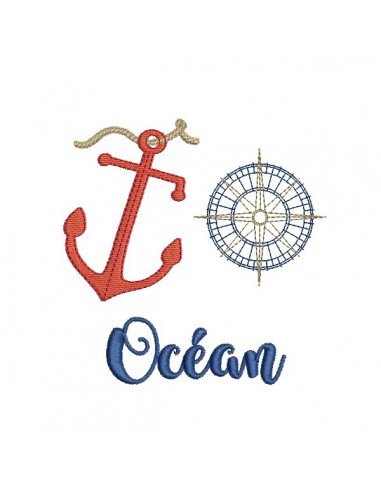 Instant download machine embroidery design Marine oars