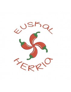 Instant download machine embroidery chilli pepper