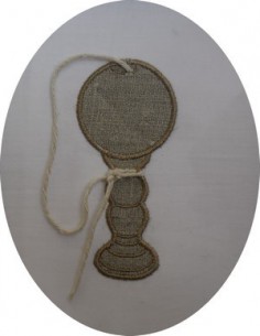 oeuf de pâques appliqué 10x10 cm