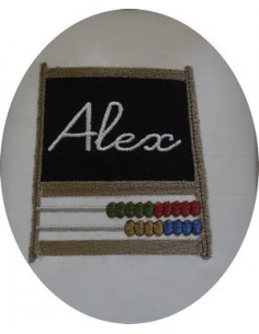 oeuf de pâques appliqué 10x10 cm