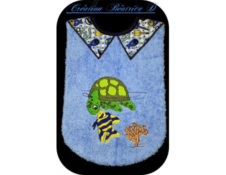 Instant download machine embroidery sea turtle