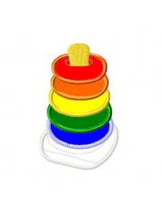 oeuf de pâques appliqué 10x10 cm