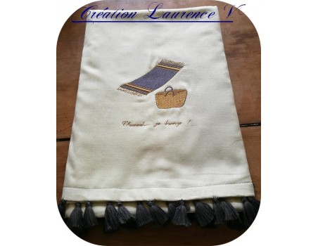 Motif de broderie machine fouta