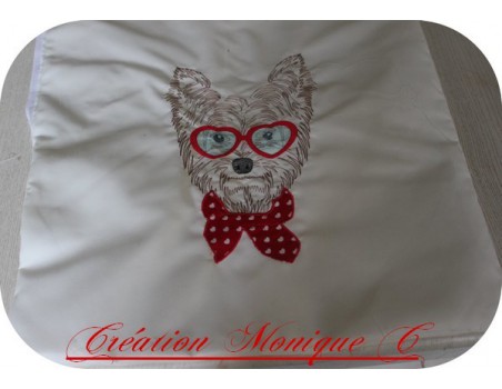 Instant download machine embroidery  Chihuahua dog