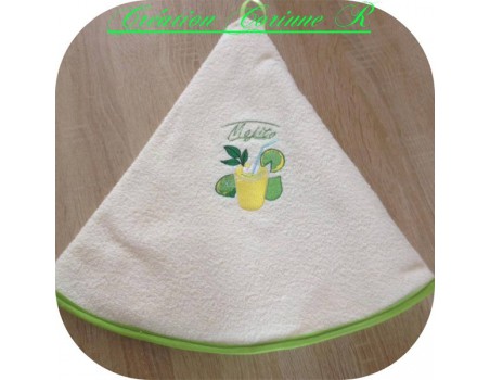 Motif de broderie mojito