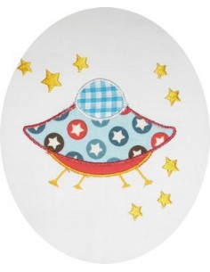 oeuf de pâques appliqué 10x10 cm