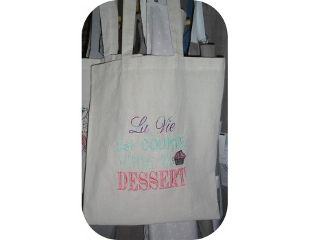 Instant download machine embroidery dessert