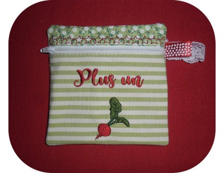 Instant download machine embroidery The end of beans