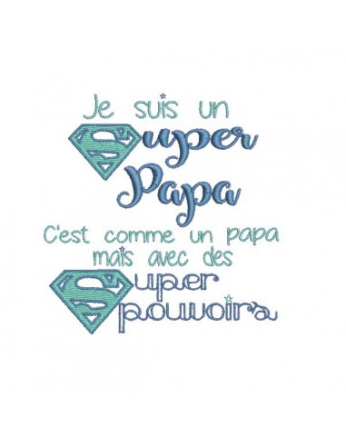 Motif de broderie super papa