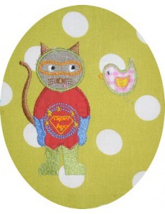 Le chat super héro