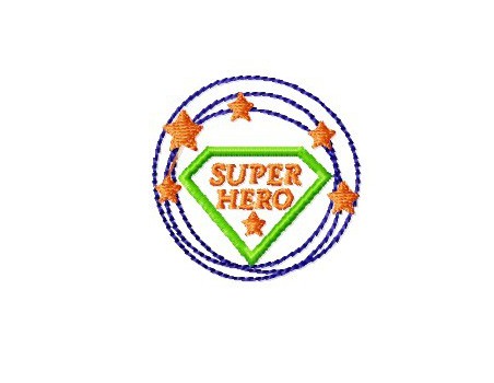 Logo super héro