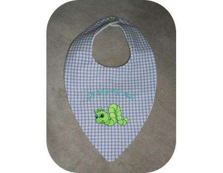 Motif de broderie machine petit asticot