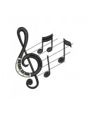 embroidery design music notes