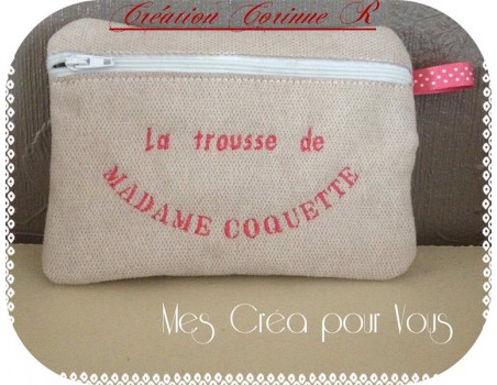 Motif de broderie machine ITH trousse