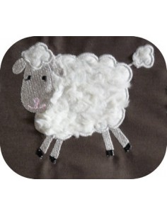 oeuf de pâques appliqué 10x10 cm