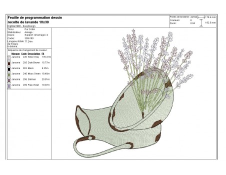 Instant download machine embroidery Flower of the Pope