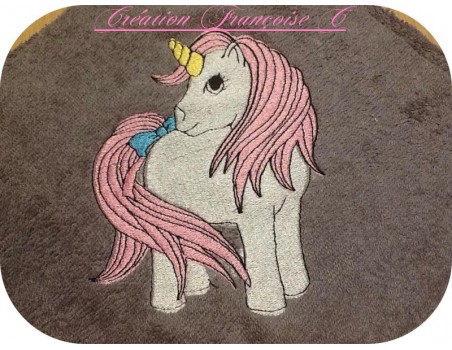 Instant download machine embroidery unicorn