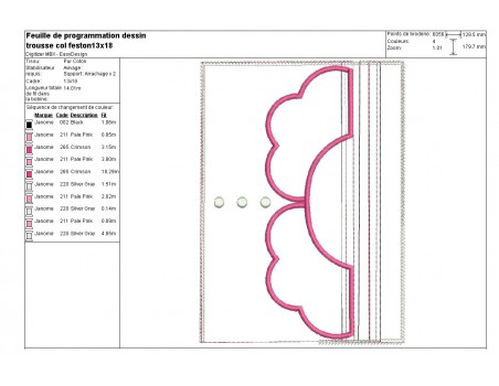 Instant download machine embroidery kit ITH