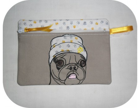 Instant download machine embroidery dog carlin