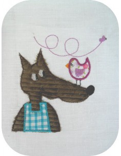 oeuf de pâques appliqué 10x10 cm