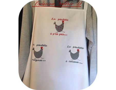 Instant download machine embroidery  kitchen board chicken